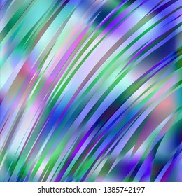 Gradient colorful background. Bright multicolored lines.