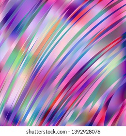 Gradient colorful background. Bright multicolored lines.