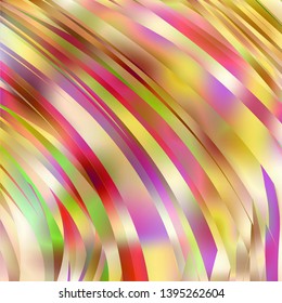 Gradient colorful background. Bright multicolored lines.
