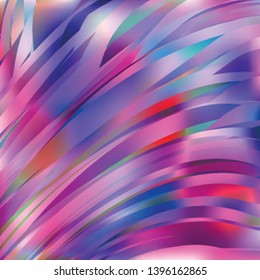 Gradient colorful background. Bright multicolored lines.