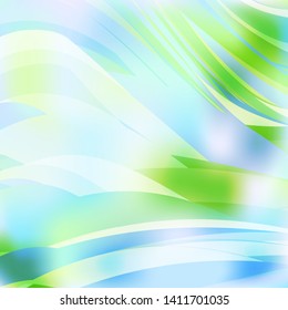 Gradient colorful background. Bright multicolored lines.