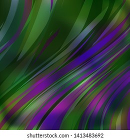 Gradient colorful background. Bright multicolored lines.
