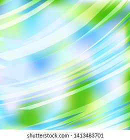 Gradient colorful background. Bright multicolored lines.