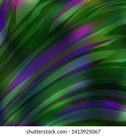 Gradient colorful background. Bright multicolored lines.