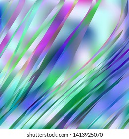 Gradient colorful background. Bright multicolored lines.