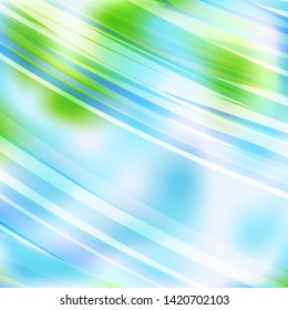 Gradient colorful background. Bright multicolored lines.