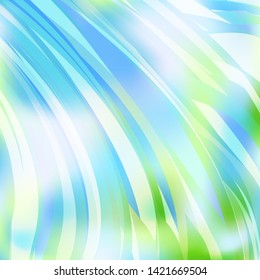 Gradient colorful background. Bright multicolored lines.