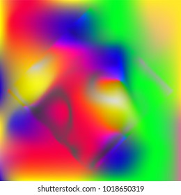 Gradient colorful background. Bright substrate.