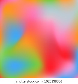 Gradient colorful background. Bright substrate.