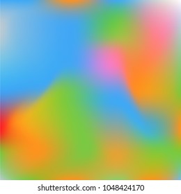 Gradient colorful background. Bright substrate.
