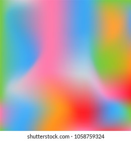 Gradient colorful background. Bright substrate.