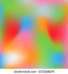 Gradient colorful background. Bright substrate.