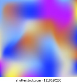 Gradient colorful background. Bright substrate.