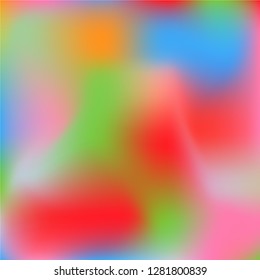 Gradient colorful background. Bright substrate.