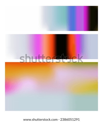 Gradient colorful background, color gradation lines, vector abstract watercolor holographic blur. Color gradient of blue, pink and black iridescent colors