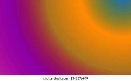 Gradient Colorful Background. For Greeting Card, Flyer, Poster, Brochure, Banner Calendar. Vector Illustration.