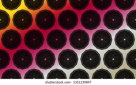 Gradient Colorful Background. For Greeting Card, Flyer, Poster, Brochure, Banner Calendar. Vector Illustration.
