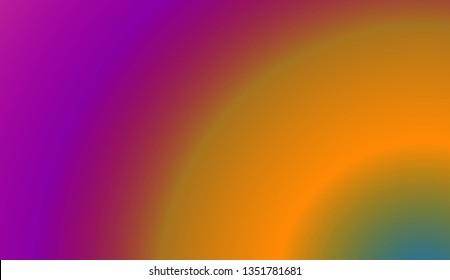 Gradient Colorful Background. For Greeting Card, Flyer, Poster, Brochure, Banner Calendar. Vector Illustration.