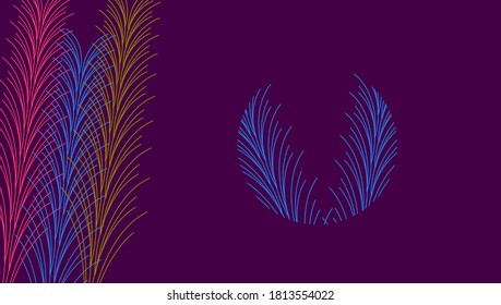 Gradient colorful background . Modern colorful background design