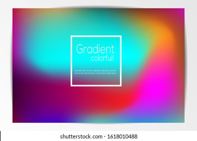 gradient colorful background Modern screen vector design for mobile app. Soft color gradients.