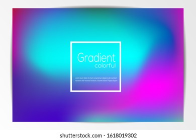 gradient colorful background Modern screen vector design for mobile app. Soft color gradients.