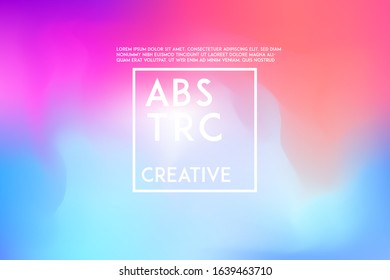 gradient colorful background Modern screen vector design for mobile app. Soft color gradients