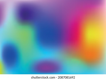 Gradient Colorful Background. Screen Design For Mobile App. Vector illustration.