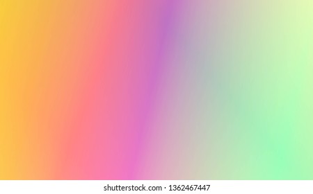 Gradient Colorful Background. For Your Graphic Invitation Card, Poster, Brochure. Vector Illustration