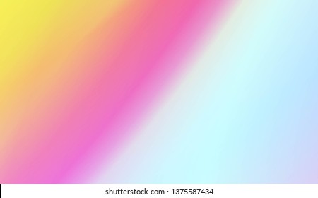Gradient Colorful Background. For Your Graphic Invitation Card, Poster, Brochure. Vector Illustration