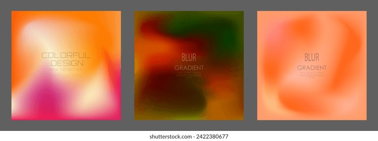 The gradient. Colorful blur, background for the title pages of a book, a catalog magazine. A template for a banner, poster and brochure. An abstract version of modern design