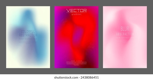 The gradient. Colorful blur, background for the title pages of a book, a catalog magazine. A template for a banner, poster and brochure. An abstract version of modern design