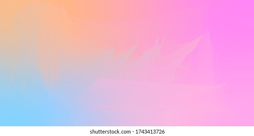 Gradient colorful blured like trendy pastel vector background. Abstract paintings effect brushed