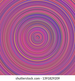Gradient colorful concentric circle background - multicolor vector design