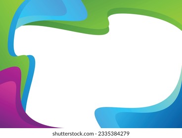 gradient colorful frame background design abstract