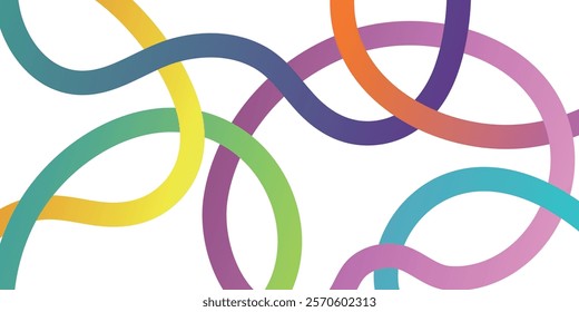 Gradient Colorful Geometric Pattern Background