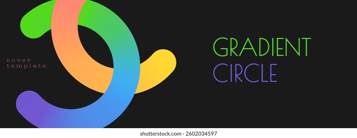 Gradient of colorful lines. Colored curvy stripes. Design element, template for postcards, posters, interiors and creative ideas