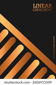Gradient of colorful lines. Colored stripes. Design element, template for postcards, posters, interiors and creative ideas