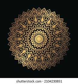 Gradient colorful mandala background wallpaper
