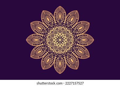 Gradient colorful mandala background wallpaper
