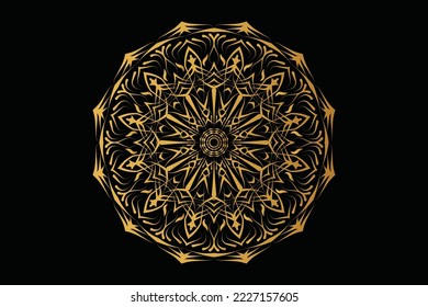 Gradient colorful mandala background wallpaper
