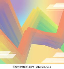 gradiente colorido orgullo fluido línea fondo de pantalla abstracto
