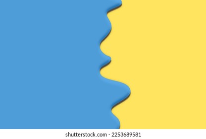 Gradient Colorful template banner with abstrak background. Design with liquid shape 3D. Rekomended for poster, card, flyee, cover, banner and other graphic design. Vector illustration.