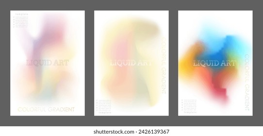 The gradient. A colorful template for the cover, poster, banner and print. Vector background for printing