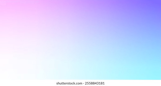 Gradient colorful texture background banner, soft rainbow color, blurred background with colorful gradient colors of blue, pink and yellow, texture soft blur abstract background