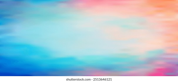 gradient colorful watercolor vector background