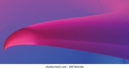 Gradient Colorful Wavy Background. Modern Pattern. Abstract Vector. Design Template