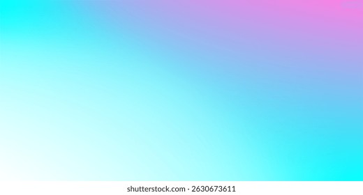 Gradient Colors Background Vector. Abstract Blue white pink gradation.