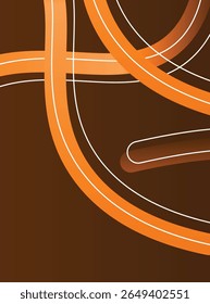 Gradient colors Lines with smooth shapes pattern  Abstract Vector Design Elements for Backgrounds, Patterns, Posters and Banners. Ribbons. Spiral Geometric Graphics 