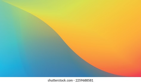 Gradient colors vector art design background