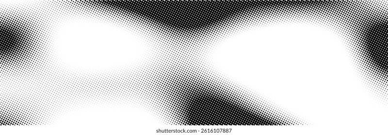 Gradient comic dot background noise pattern grid vector wave. Overlay effect bitmap pixel vintage grain cartoon design retro duotone bg. Halftone graphic texture white paper manga abstract gritty spot